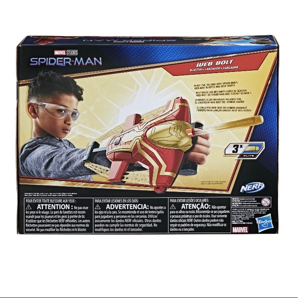 🕷Nerf Spider-Man Web Bolt Blaster Marvel Studios - Picture 15 of 16